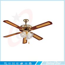 Ventilador de techo de la iluminación de la decoración de Unitedstar 52 &#39;&#39; (DCF-5B3L) con CE / RoHS